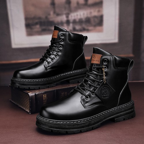 Men boots vintage leather - men's,